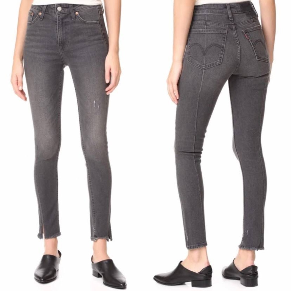 Levi’s Distressed Black Jeans